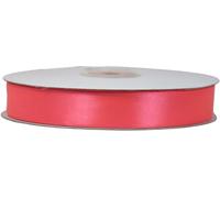 NASTRO NASTRI DOPPIO RASO LARGHEZZA 25 MM BOBINA ROTOLO LUNGHEZZA 50 METRI (CORALLO)