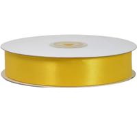 NASTRO NASTRI DOPPIO RASO LARGHEZZA 25 MM BOBINA ROTOLO LUNGHEZZA 50 METRI (GIALLO)