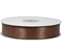 NASTRO NASTRI DOPPIO RASO LARGHEZZA 25 MM BOBINA ROTOLO LUNGHEZZA 50 METRI (MARRONE)