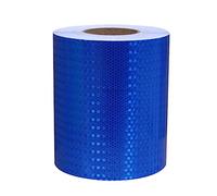Nastro, nastro riflettente, Nastro di avvertimento adesivo sicurezza notturna for veicoli, biciclette, vestiti, caschi, cassette postali, larghezza 20 cm, giallo limone, 3 m(Blue,50m)