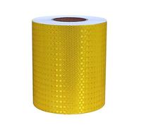 Nastro, nastro riflettente, Nastro di avvertimento adesivo sicurezza notturna for veicoli, biciclette, vestiti, caschi, cassette postali, larghezza 20 cm, giallo limone, 3 m(Lemon Yellow,50m)