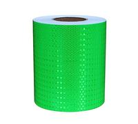 Nastro, nastro riflettente, Nastro di avvertimento adesivo sicurezza notturna for veicoli, biciclette, vestiti, caschi, cassette postali, larghezza 20 cm, giallo limone, 3 m(Grass Green,50m)
