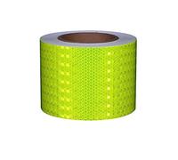 Nastro, nastro riflettente, Nastro di sicurezza for esterni, adesivi riflettenti for biciclette, decorazioni for motociclette, rosso, 3 m(Fluorescent Yellow,25m)
