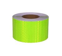 Nastro, nastro riflettente, Nastro di sicurezza for esterni, adesivi riflettenti for biciclette, decorazioni for motociclette, rosso, 3 m(Fluorescent Green,50m)