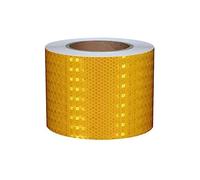Nastro, nastro riflettente, Nastro di sicurezza for esterni, adesivi riflettenti for biciclette, decorazioni for motociclette, rosso, 3 m(Orange Yellow,25m)