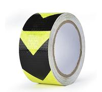 Nastro, nastro riflettente, Nastro di sicurezza for esterni for veicoli, biciclette, vestiti, caschi, cassette postali, 2 pollici × 150 piedi, nero giallo(Green Black)