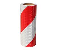 Nastro, nastro riflettente, Nastro riflettente di sicurezza, nastro segnalazione, in twill, 11,8 pollici × 9,8/33 piedi, nero giallo, 3 m(Red White,10m)