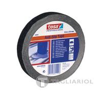 NASTRO ANTISCIVOLO ANTISDRUCCIOLO NERO TESA PROFESSIONALE 25 mm X ML 15