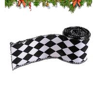 Nastro Nero E Bianco Per Albero - Decorazione Stagionale Per La Casa,Per Incarto Delle Feste | per Camini Insegnanti d'Arte Favori per Matrimoni Scrapbooking Realizzazione Fiocchi Designer d'Interni