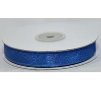 NASTRO ORGANZA 20 MM ROTOLO 50 MT 50 METRI RIBBON 22 COLORI DISPONIBILI (BLU AVION)