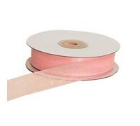 NASTRO ORGANZA LARGHEZZA 10 MM ROTOLO DA 50 METRI (ROSA)