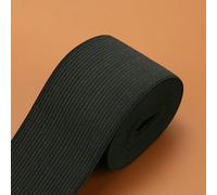 Nastro orientale all'uncinetto bianco e nero, accessori per abbigliamento, elastico, accessori per abbigliamento, stoffa da cucito fai da te, nero, 50 mm, 3,0 metri, altro, altro