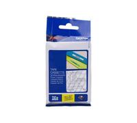 Nastro Originale Brother TZE-135 TZE135 12mm 8 metri Bianc su Trasparente Termal