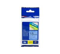 Nastro Originale Brother TZE-541 TZE541 18mm 8 metri Nero su Blu