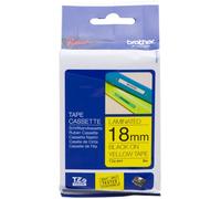 Nastro Originale Brother TZe-641 - 18 mm x 8 m - Laminato (Nero su Giallo)