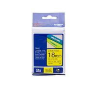 Nastro Originale Brother TZE-641 TZE641 18mm 8 metri Nero su Giallo