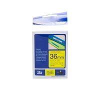 Nastro Originale Brother TZE-661 TZE661 36mm 8 metri Nero su Giallo