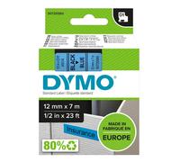 Nastro Originale Dymo S0720560 - 45016 - 12 mm x 7 m (Nero su Blu)