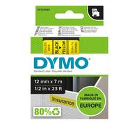 Nastro Originale Dymo S0720580 - 45018 - 12 mm x 7 m (Nero su Giallo)