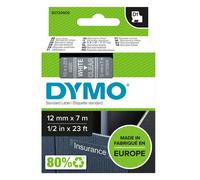 Nastro Originale Dymo S0720600 - 45020 - 12 mm x 7 m (Bianco su Trasparente)