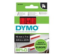 Nastro Originale Dymo S0720870 - 45807 - 19 mm x 7 m (Nero su Rosso)