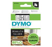 Nastro Originale Dymo S0720930 - 53713 - 24 mm x 7 m (Nero su Bianco)