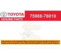 Nastro oscurante superiore porta posteriore conducente originale Toyota Lexus...