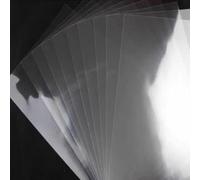 Nastro ottico ultra sottile da 1 pezzo - Nastro in PET trasparente da 10 cm x 10 cm con trasmissione luminosa del 93% for la ricerca scientifica(Double sided 0.002mm)