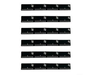 Nastro Ottimizzazione Bilancio Racchetta 65mm | Silicone , aggiunta peso precisa, migliora stabilità colpo, 6 inclusi, per facile applicazione