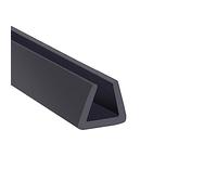 Nastro Paraspifferi A Forma di U, Lunghezza 10 M, Guarnizione in Gomma Nera, Profilo A U, Protezione per Bordi, Adatta A Progetti Fai da Te in Lamiera 10 Mm * 14 Mm (13,0 Mm * 16