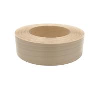 Nastro per bordatura in impiallacciatura di rovere Bordi multicolori in impiallacciatura di legno preincollato, dimensioni multiple(White Birch,5cmx15m)