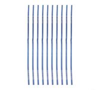 Nastro per bordi in poliuretano, 10 pezzi, per racchette da ping pong, protezione dai danni da collisione e usura (8 mm blu)