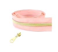 Nastro per cerniere in nylon da 1 a 10 metri 5# per cucire, kit di riparazione per cursori di chiusura per borse per indumenti, accessori fai da te,Colore 9,Cursore da 1 metro e 1 pezzo