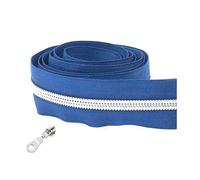 Nastro per cerniere in nylon da 1 a 10 metri 5# per cucire, kit di riparazione per cursori di chiusura per borse per indumenti, accessori fai da te,Colore 36,Cursore da 1 metro e 1 pezzo