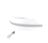 Nastro per cerniere in nylon da 1 a 10 metri 5# per cucire, kit di riparazione per cursori di chiusura per borse per indumenti, accessori fai da te,Colore 42,Cursore da 1 metro e 1 pezzo