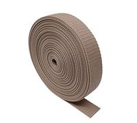 Nastro per cinghie resistenti, 5 metri, zaini, bagagli, cinghie, Tortora calda., 50 mm