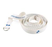 Nastro per circonferenza toracica equina per impieghi gravosi 2,5 m, guida integrata per la stima del peso e costruzione in fibra di vetro per la gestione del ranch, strumento di misurazione accurato