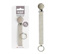 Nastro per clip per ciuccio BIBS - Fissa il ciuccio del tuo bambino con un resistente nastro di poliestere e una clip di metallo senza nichel - Compatibile con tutti i ciucci BIBS