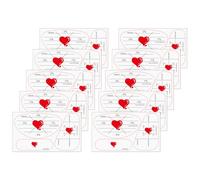 Nastro Per Colpire Il Golf - 10 Fogli Di Guide Di Allineamento, | Per La Formazione Del Conducente, Pellicola Ad Impatto Accurato, Accessorio Per Esercitazione Riutilizzabile, Ideale Per I Gioca