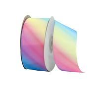 Nastro per decorare torte, Nastro grosgrain multicolore, larghezze multiple, confezione da 2 rotoli 25 iarde(40MMWide)