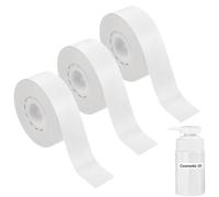 Nastro per etichettatrice, 3 pezzi, nastro adesivo PRT, etichette impermeabili, per fai da te, marcatura del nome, prezzo, classificazione di durata, compatibile con vari modelli (15 mm x 4 m)