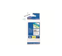 NASTRO PER ETICHETTATRICE BROTHER TZe-261 - Etichette laminate TZ nere su bianco, 36 mm x 8 m, compatibili P-touch