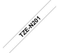 Nastro per Etichettatrice Brother TZE-N201 Bianco/Nero 3,5 mm x 8 m
