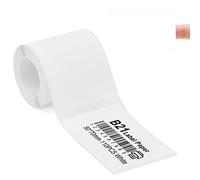 Nastro per etichettatrici compatibile con NIIMBOT B21/B1/B3S, carta per stampante di etichette di codici a barre impermeabile antiolio resistente ai graffi, adesivo bianco 50x70mm 110Pz