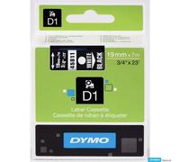 Nastro D1 458110 - 19 mm x 7 mt - bianco/nero - Dymo