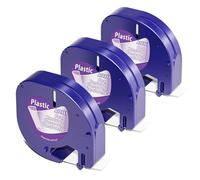 Nastro per Etichette Aken Compatibile con Dymo LetraTag Trasparente 12mm x 4m Plastica Nastri, Compatibile con Dymo LetraTag Etichettatrice 200B XR LT-100H LT-100T LT-110T Clear Plastic