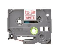 Nastro per etichette compatibile Brother TZE-222 rosso su bianco per Stampante BROTHER PT-H500