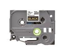 Nastro per etichette compatibile Brother TZE-344 oro su nero per Stampante BROTHER PT-P700