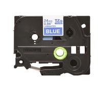 Nastro per etichette compatibile Brother TZE-555 bianco su blu per Stampante BROTHER PT-9200PC