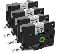 Nastro per Etichette Compatibile Con Brother P-Touch Tze-231 TZ Tape 12Mm 0.47